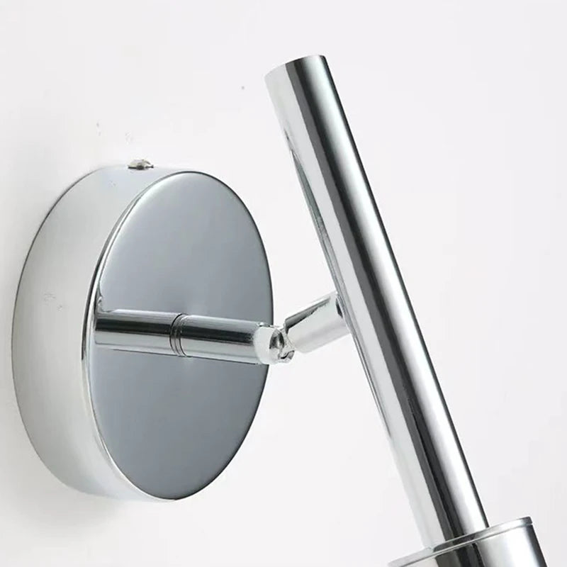 applique murale métal chrome lecture angle réglable
