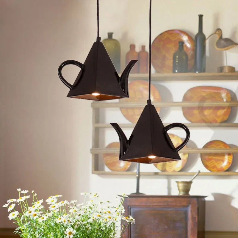 Suspension Tasse et théière Art design