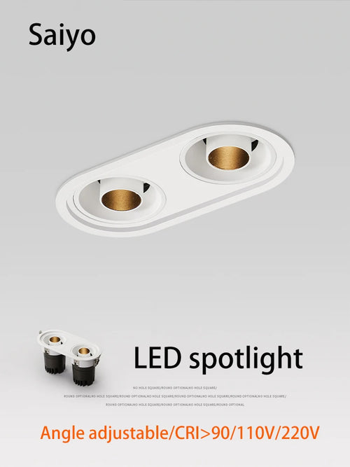 projecteurs led 	smart downlight encastré gradation spot lumière murale