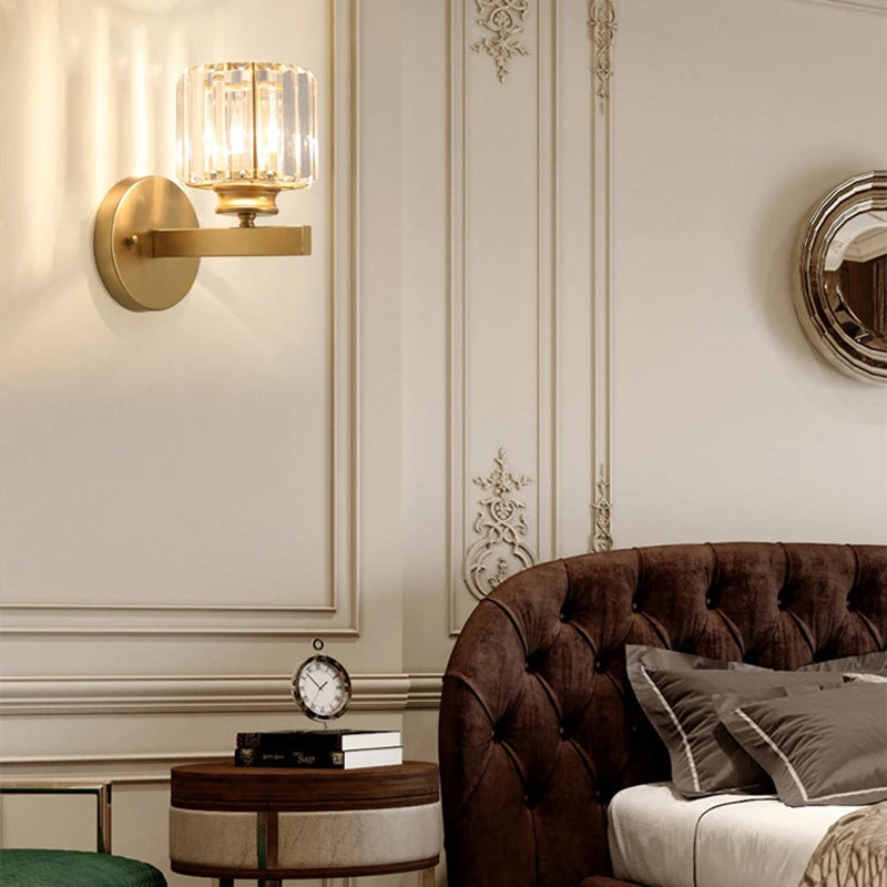 Applique murale luxe moderne nordique dorée