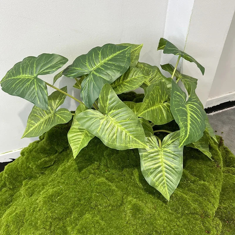 plantes artificielles feuillage de palmier décoration florale pour commerces