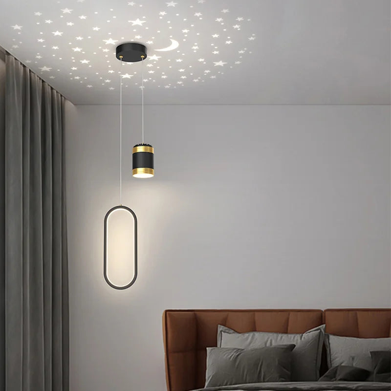 suspension modernes pour éclairage intérieur barre