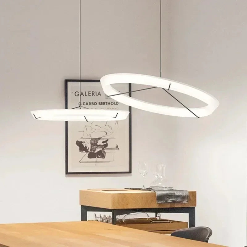 lustre nordique design suspension décorative en acrylique LED