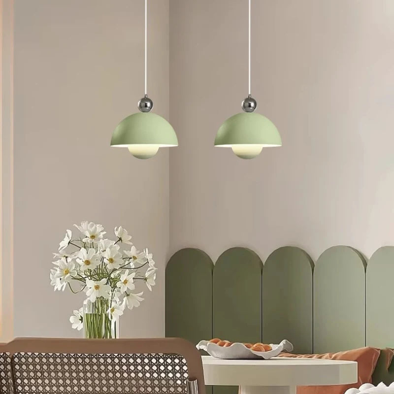 lustre moderne à led pour éclairage intérieur chaleureux