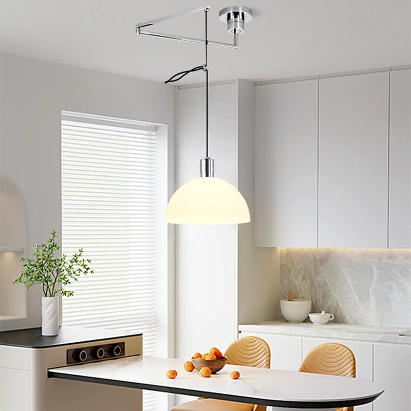 lustre pliable moderne nordique design télescopique pour intérieur contemporain