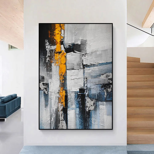 peinture à l'huile personnalisable abstraite pour décoration intérieure