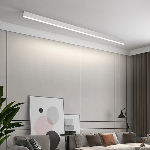 plafonnier moderne led en aluminium à intensité variable