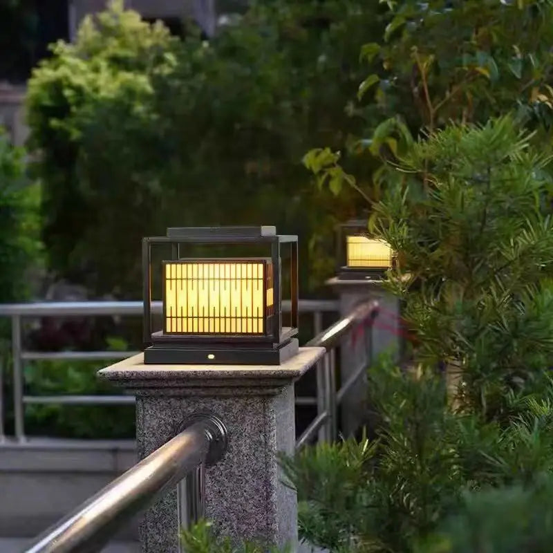 lampe solaire extérieure à led avec télécommande et intensité variable
