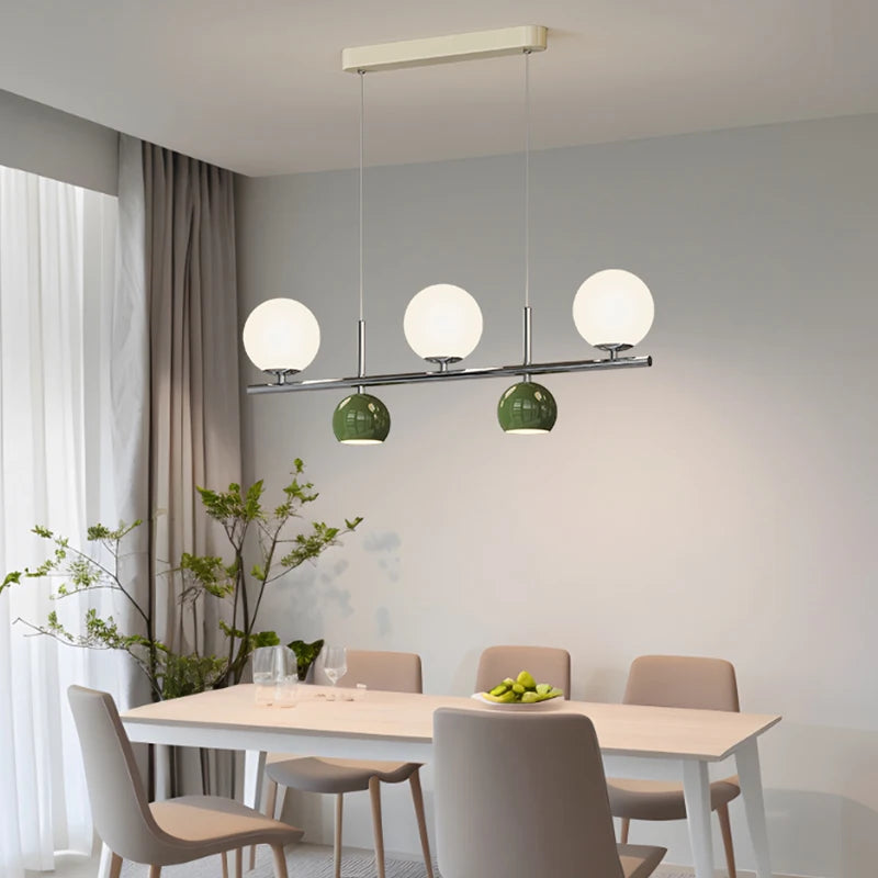 Suspension LED ronde lustre table