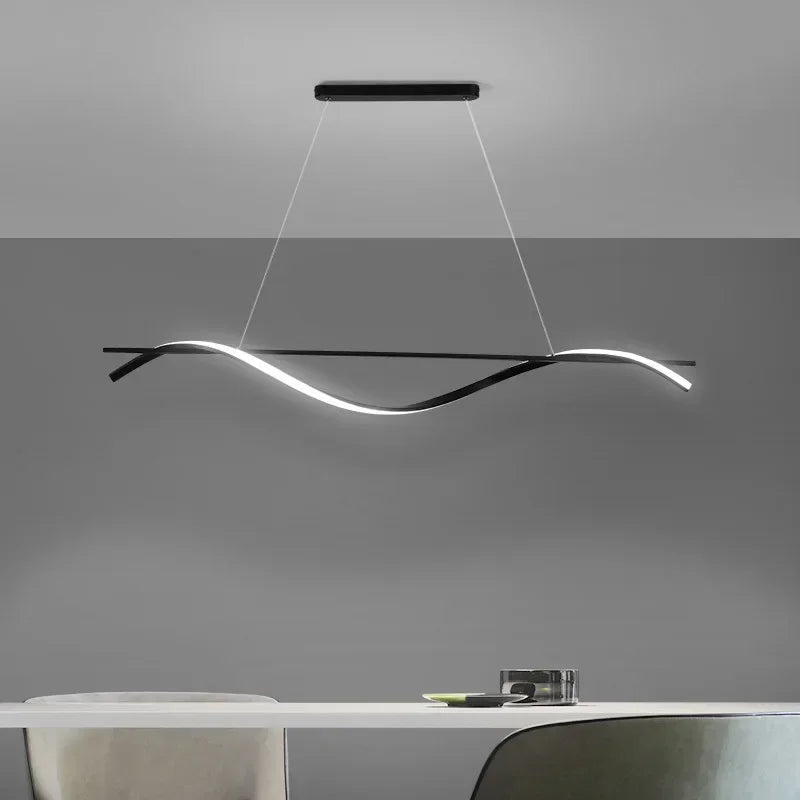 plafonnier led suspendu au design moderne idéal pour hôtel