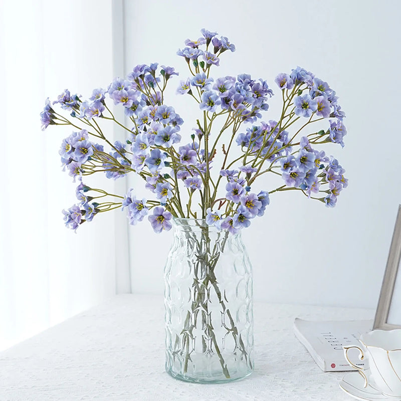 fleur de paulownia en soie artificielle pour décorations et bouquets