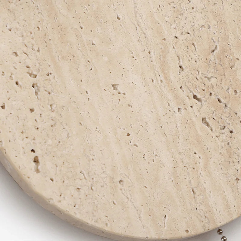 applique murale vintage en pierre naturelle avec abajour en verre et led