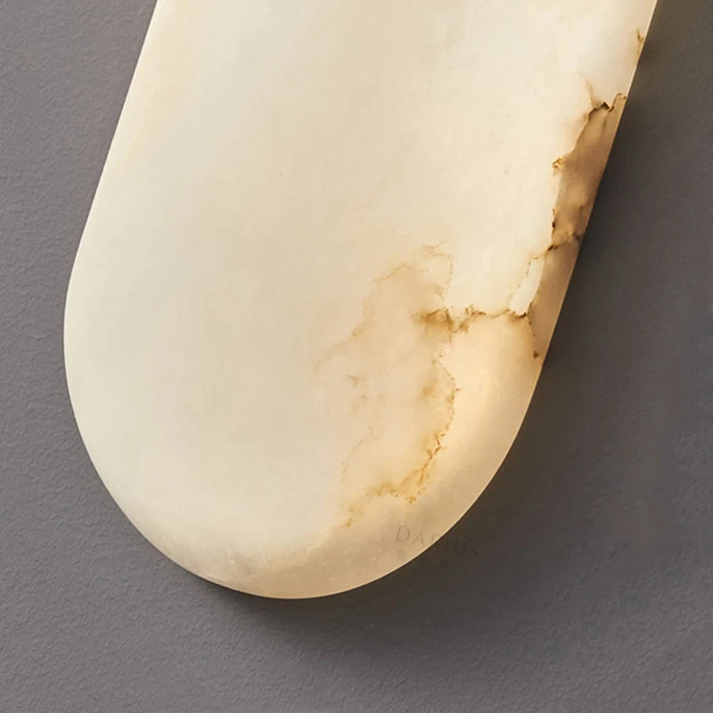 applique murale led demi-cylindre imitation marbre