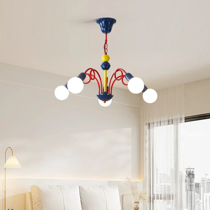 suspension vintage memphis lustre médiéval fruits luminaire lampara