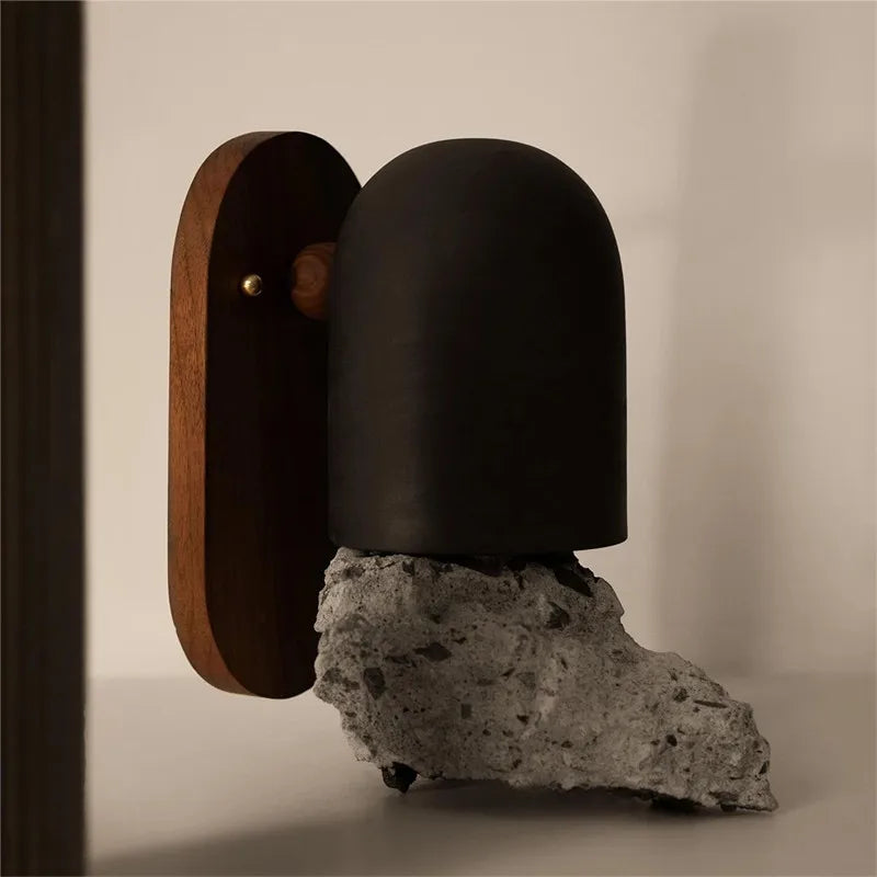 Odyssey – grande applique murale nordique en bois de noyer
