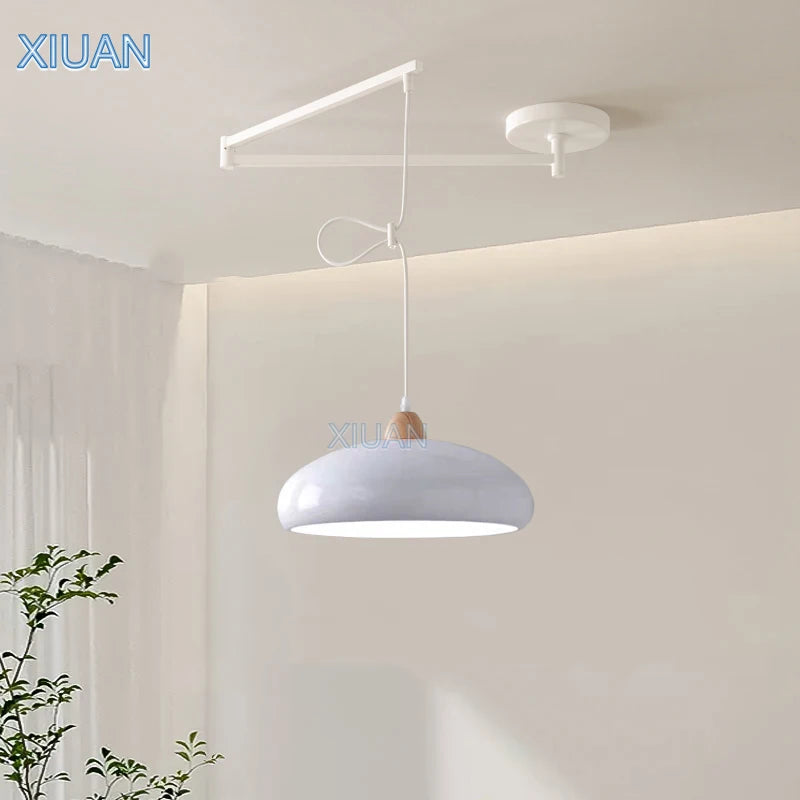 suspension moderne à bras oscillant led mobile