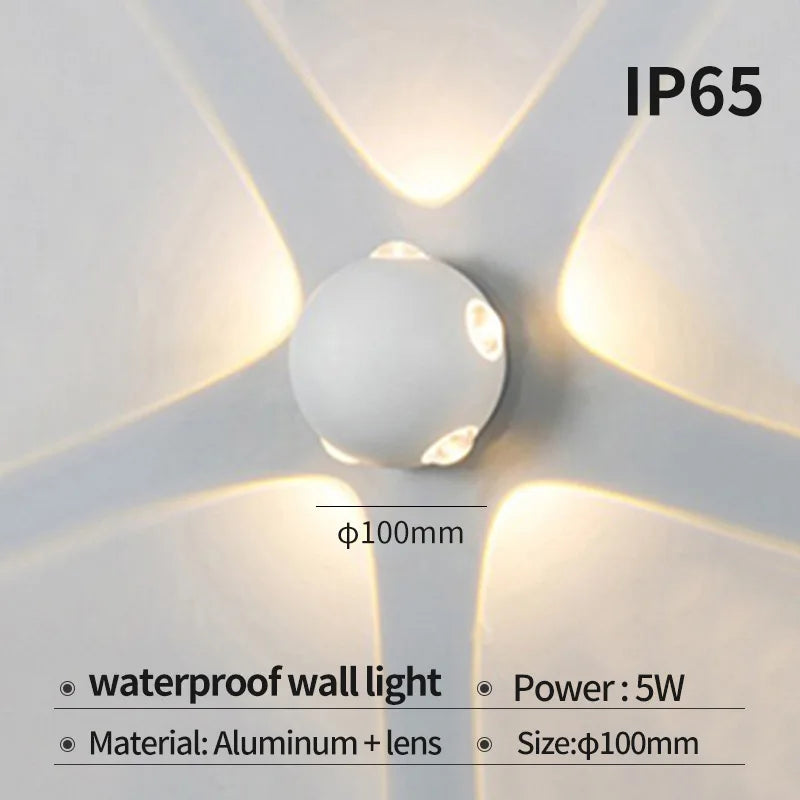 applique murale led moderne pour intérieur et extérieur