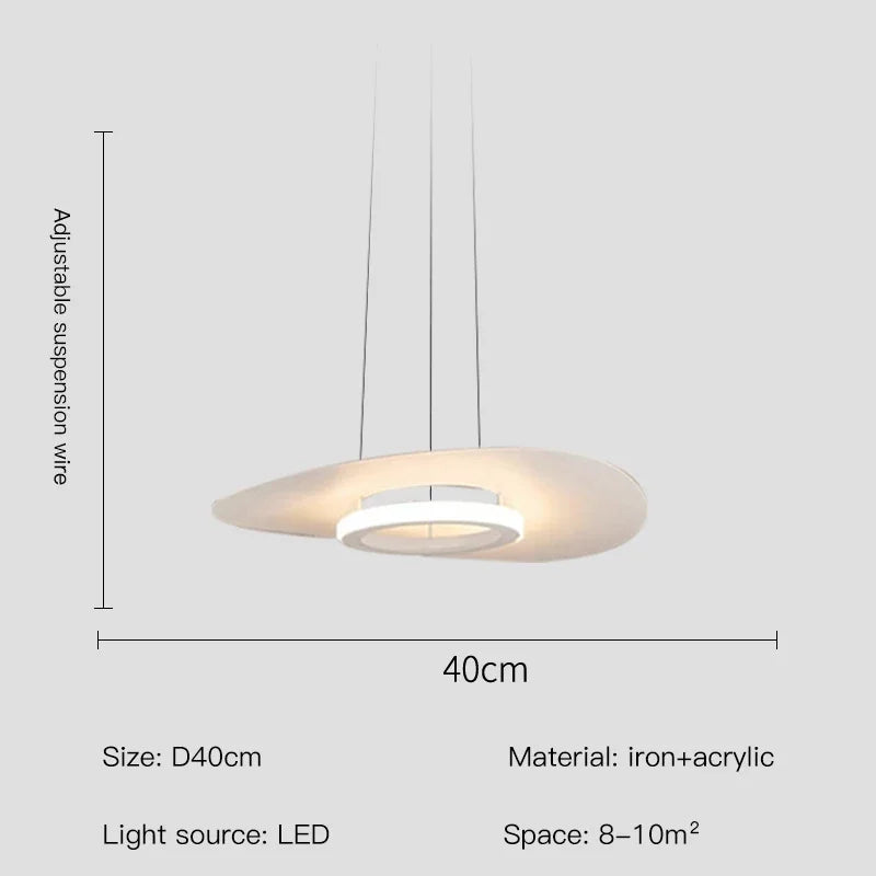 suspension led nordique design pour décoration intérieure moderne