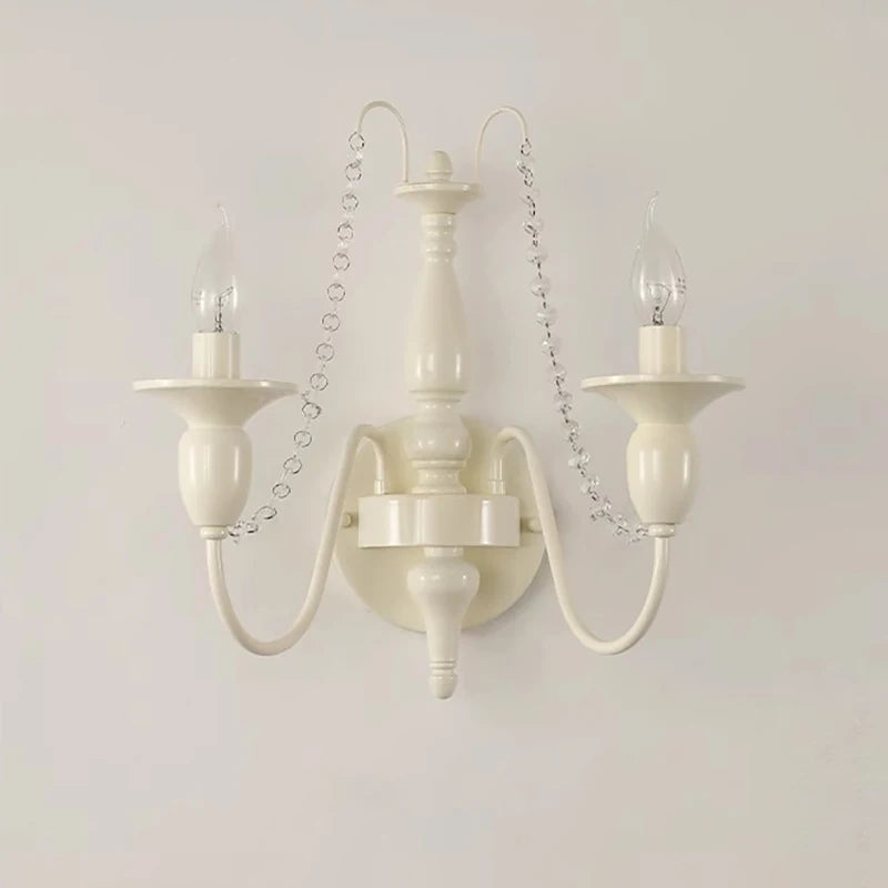 applique murale rétro en cristal style rustique pour décoration