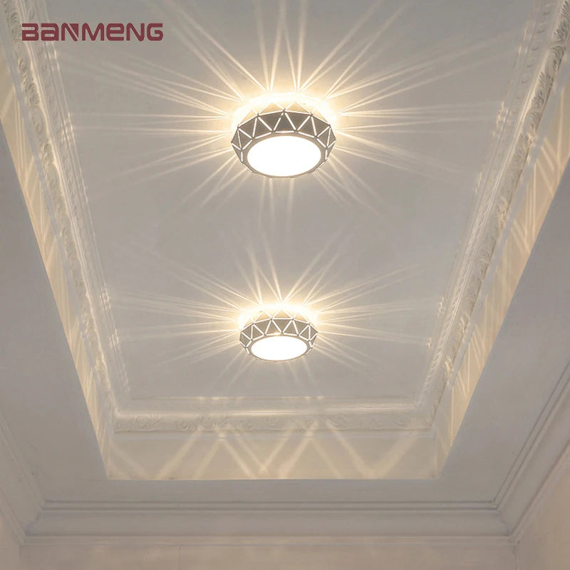 Plafonnier LED moderne simplicité 5W 12W