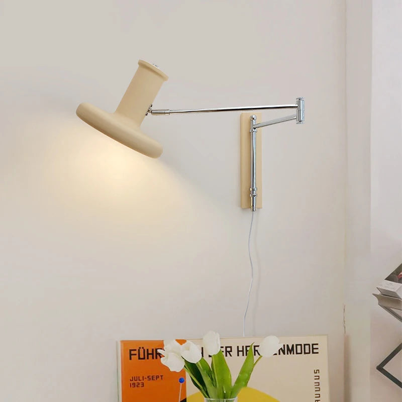 applique murale led créative à bras long pour intérieur