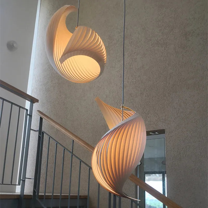 Suspension en bois de style nordique