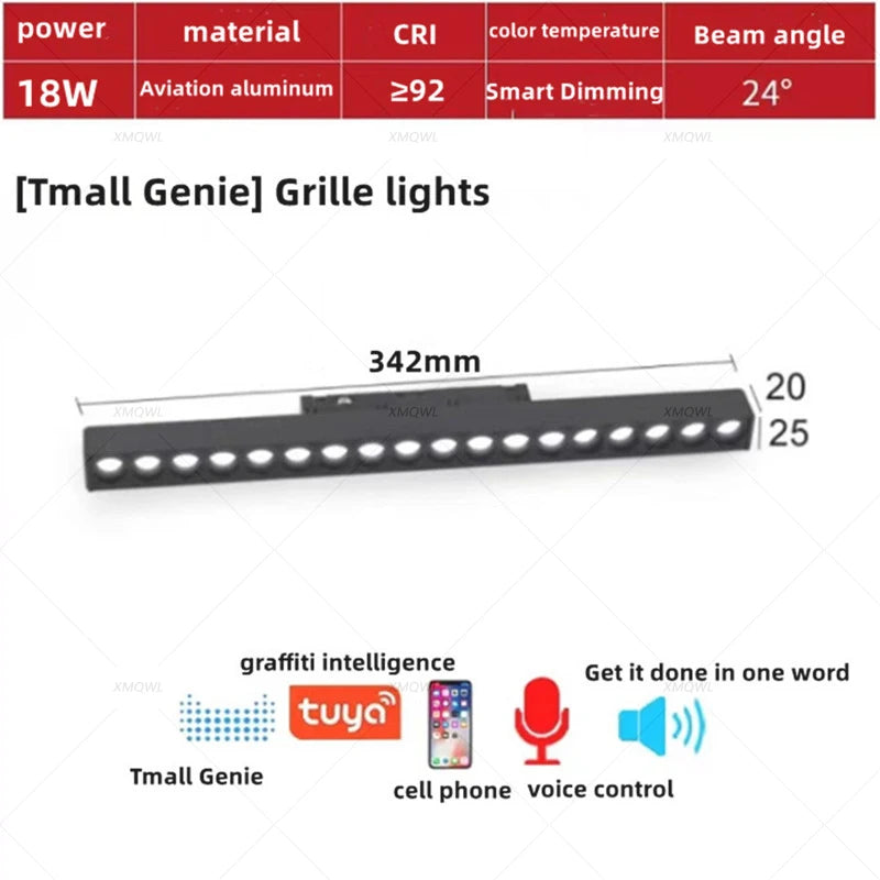 lampe intelligente à commande vocale avec éclairage intégré