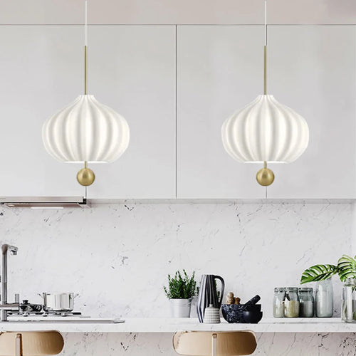 suspension moderne en verre avec fil réglable en métal