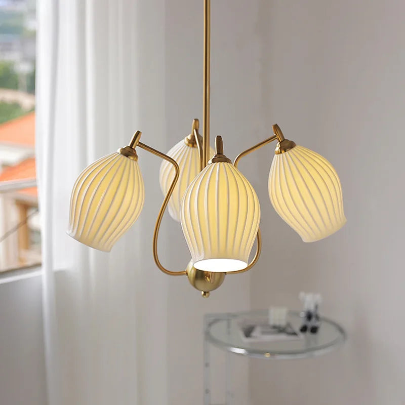 lustre bauhaus français en céramique pour intérieur élégant