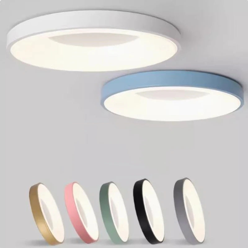 plafonnier simple rond pour intérieur et extérieur polyvalent