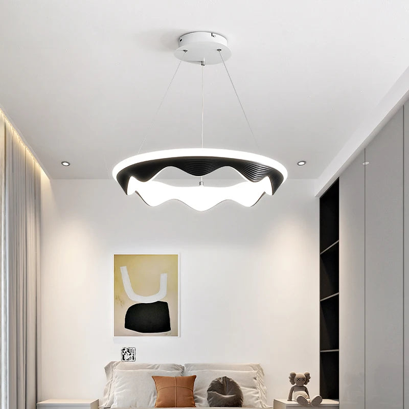 lustre minimaliste moderne nordique de luxe créatif à led