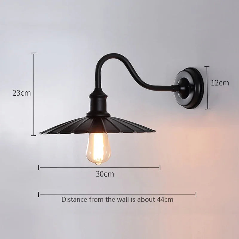 Applique murale rétro à Led étanche pour Loft de pays américain