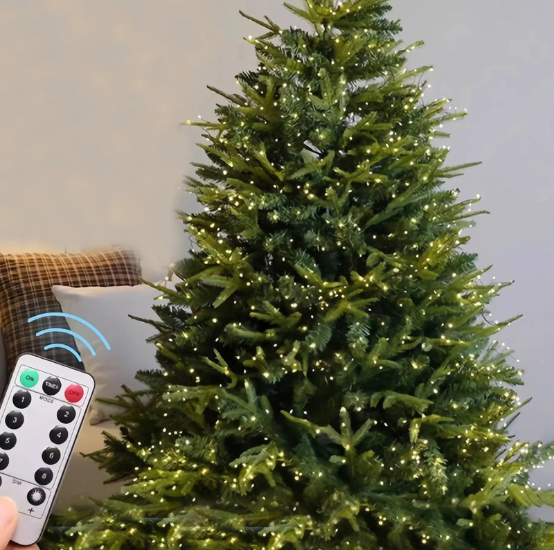 guirlande lumineuse 1600 led pour décoration extérieure et événements festifs