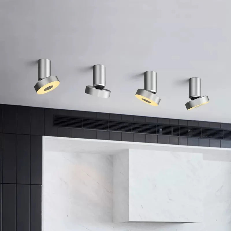 plafonnier moderne à leds pour diverses pièces projecteurs lumineux