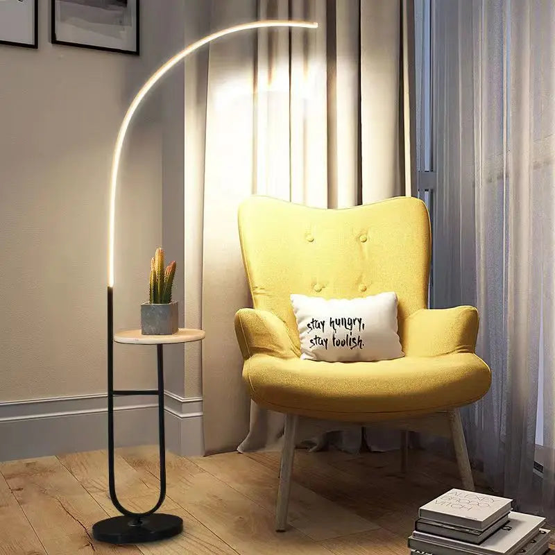 lampadaire led design moderne minimaliste