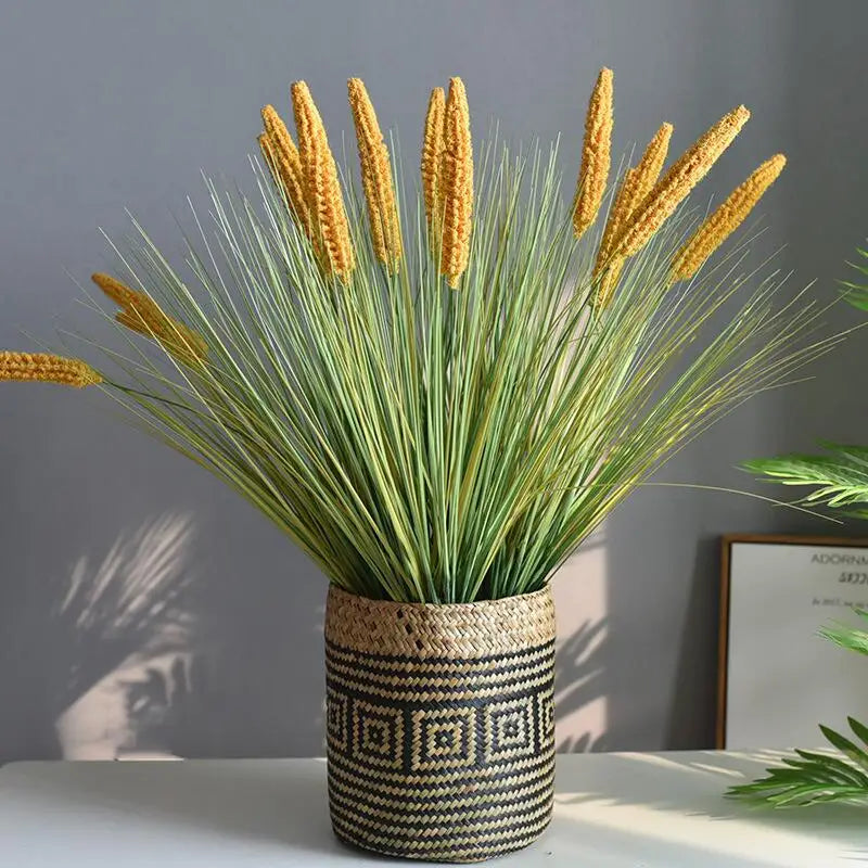 panier tissé à la main pour fleurs et plantes décoratives