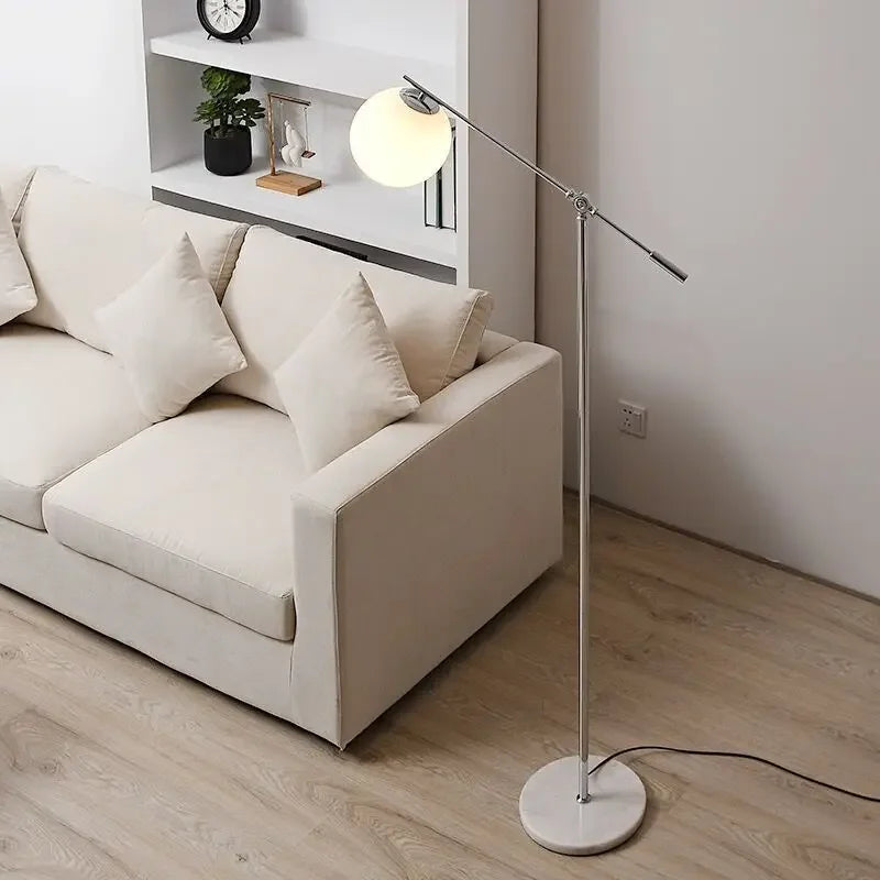 Nordique lumière luxe minimaliste design salon lampadaire salle à manger chambre étude canapé longue porte-brosse culbuteur Verti