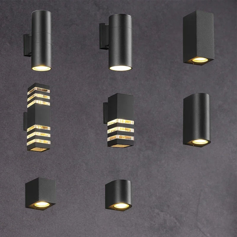 applique murale led imperméable avec capteur pour intérieur et extérieur