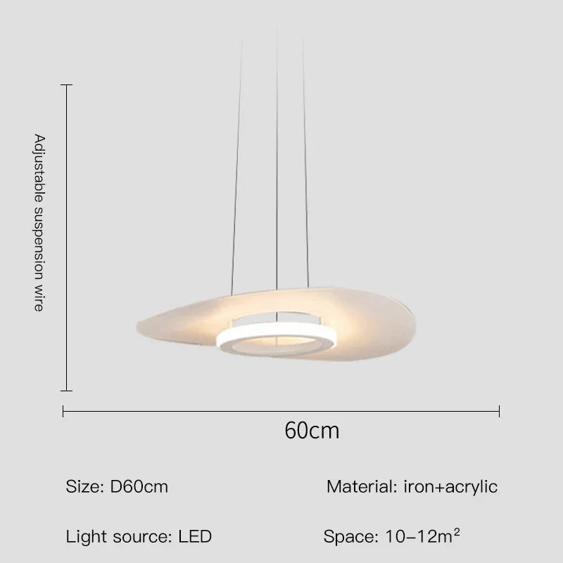 suspension led nordique design pour décoration intérieure moderne