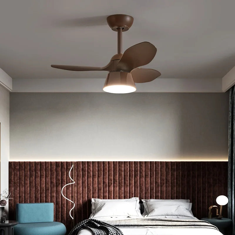 lampe de ventilateur nordique silencieuse et moderne pour restaurant