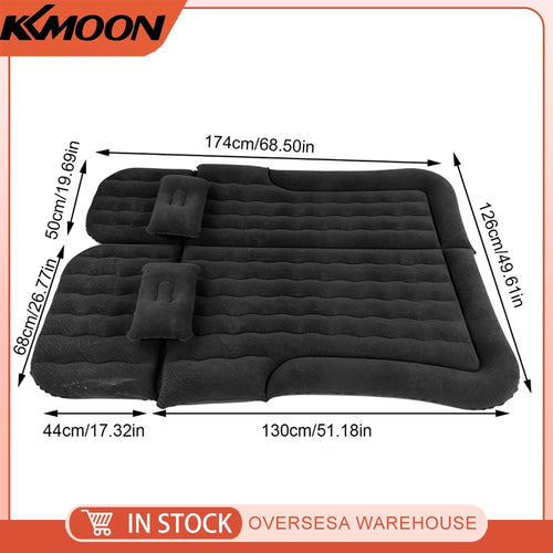 matelas de voyage gonflable multifonction 2 en 1 pour voiture et SUV