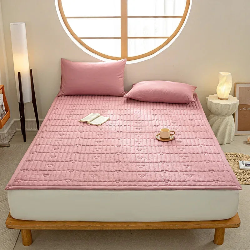 matelas matelassé romantique avec protection de lit doux et confortable