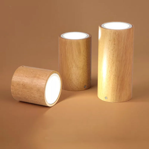 Lampe plafonnier moderne bois surface