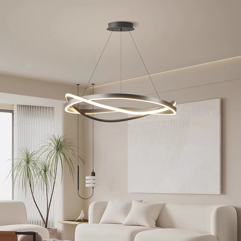 lustre led moderne pour éclairage intérieur suspension plafonnier