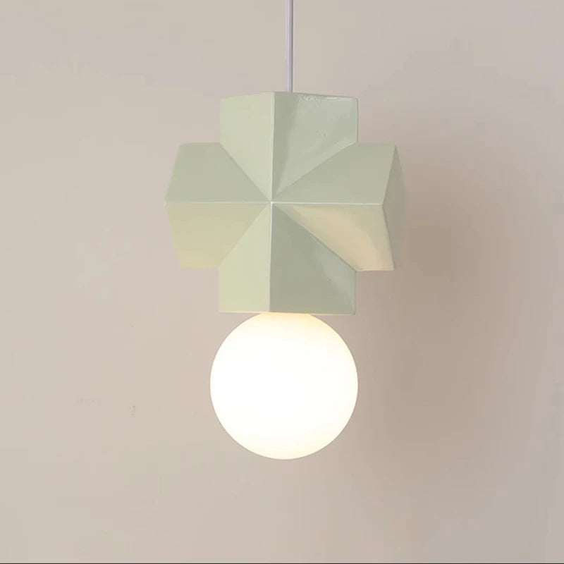 suspension romantique design géométrique pour enfants