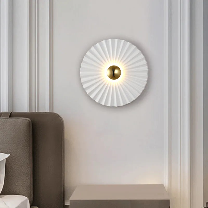 Applique murale nordique blanche