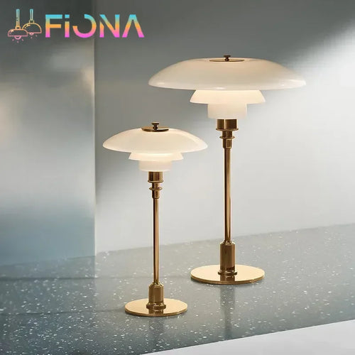 lampe de table led design nordique rétro style danois élégant