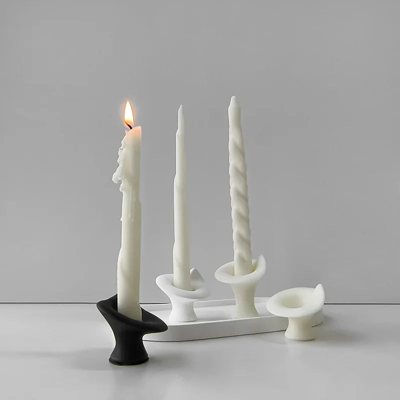 moule en silicone pour chandelier d'aromathérapie décoratif à faire soi-même