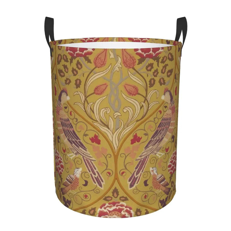 panier à linge floral personnalisé pour rangement et organisation