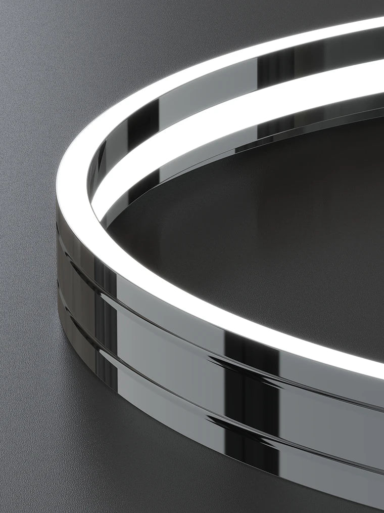 lustre en anneau moderne pour éclairage intérieur décoratif